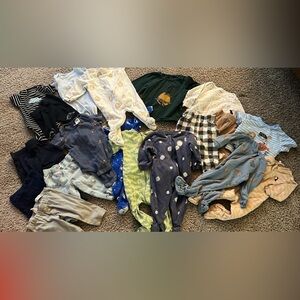 Bundle of baby boy clothing
